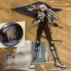 家庭教師リボーン　ラッキー缶バッジBOX　スクアーロ　BIGアクリルスタンド