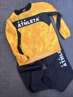 ATHLETA ピステ上下 イエロー・ブラック　150