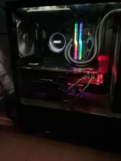 RGB水冷ミドルタワーゲーミングPC