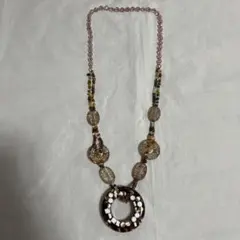 ★新品同様　セレクトショップ購入　大ぶりネックレス　存在感あり