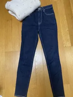 rienda インディゴストレッチスキニーデニム