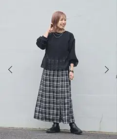 GLOBAL WORK レイヤードスウェット