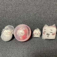 ちいかわ グッズセット ならぶんです ソフビ もこもこポーチ ガチャガチャ
