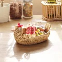 人気商品★再入荷 ウォーターヒヤシンス ニワトリトレイ 小物入れ トレー 雑貨