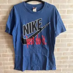USA製90s銀タグNIKE ヴィンテージTシャツ サイズM ブルー