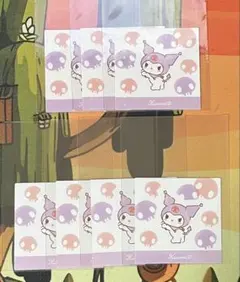 サンリオ なかよしシールグミ クロミ レア3枚 ノーマル4枚