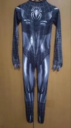 スパイダーマン 全身タイツ　黒　コスチューム