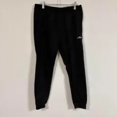 【FILA】(L)ロゴ刺繍ジョガーパンツ/スウェットパンツ/ルームウェア/無地