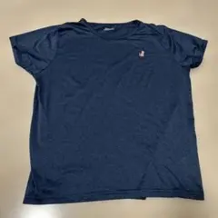 ネイビー Tシャツ LL ポリエステル100%