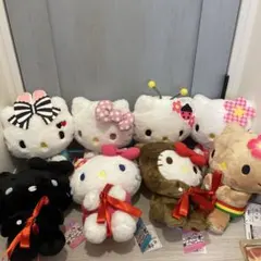 タイトー　Myハローキティ抱っこポーズドール　BIGぬいぐるみ　8体セット