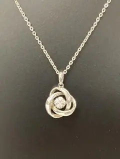 クロスフォー　ダンシングストーンネックレス SV925