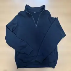 UNIQLO ハーフジップ スウェット ネイビー Lサイズ