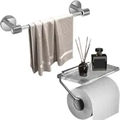 iikuru ペーパーホルダー タオルハンガーセット