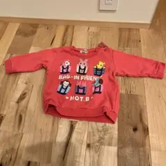 早い者勝ち‼️HOT.B 動物プリント トレーナー　ミキハウス　70サイズ