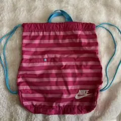 NIKE ナイキ ナップサック ストライプ ピンク　Y2K