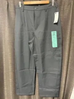 GU カーブタックパンツ ダークグレー L 新品