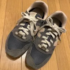 New balanceレディーススニーカー　ブルーグレー　24.5cm