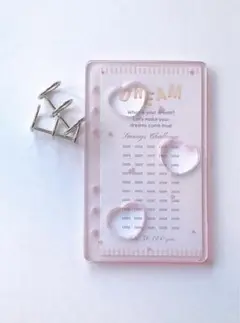 レジン バインダー　A6　saving challenge セービング　貯金