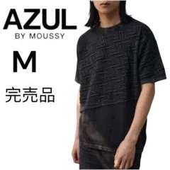 【新品未使用】AZUL BY MOUSSY モノグラムジャガードニット M完売品のサムネイル