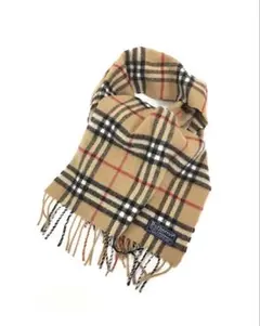 チェック柄 ベージュ マフラー BURBERRY