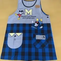 【新品タグ付】Disney ミッキー＆ミニー エプロン Mのサムネイル