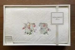 【新品】NINA RICCI 花柄刺繍 バスタオル