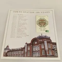 【使用可能】東京駅開業100周年記念Suicaカード 台紙付きのサムネイル