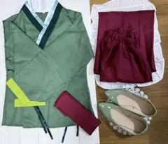 薬屋のひとりごと　猫猫　コスプレ　衣装　ウィッグ　靴着き