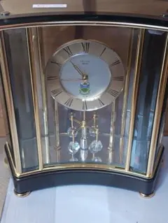 SEIKO セイコー DECOR デコール 回転飾り 電池式 置時計 面取ガラス SEIKO セイコー DECOR デコール 回転飾り 電池式 置時計 面取ガラス