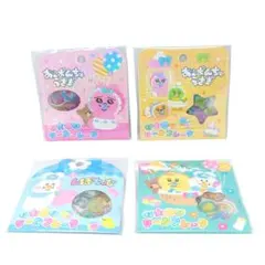 んぽちゃむ　おぱんちゅうさぎ　おはじきシールフレーク4点セット