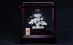 美品】光則作 純銀製 ケース付 盆栽 竹 1号 - メルカリ