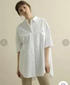 【DRESSTERIOR】抜き衿チュニックシャツのサムネイル