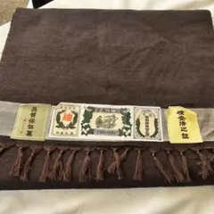 古代結城紬 反物 幅 40cm 正絹 結城紬 グレー 未仕立て品 アンサンブル 古代結城紬 反物 幅 40cm 正絹 結城紬 グレー 未仕立て品 アンサンブル
