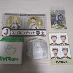 ハイキュー!! 　歯ブラシスタンド　コンビ缶バッジセット 木兎光太郎 赤葦京治