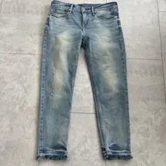 アッパーハイツ　upper hightデニム　ズボン　パンツ　 ダメージコットン