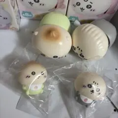 ちいかわベビー　ハイハイ　ソフビフィギュア　4個セット　ラッコ　くりまんじゅう