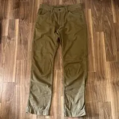 Eddie Bauer ベージュ コーデュロイ ワークパンツ ボタンフライ