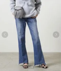 美品❗️希少人気【INSCRIRE】UA コラボフレアデニム