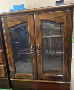 ガラスキャビネット リビング収納