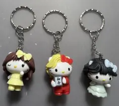 ハローキティチョコエッグ キーホルダー 3体セット