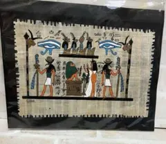 古代 エジプト 絵画 パピルス THE NILE PAPYRUS鑑定書付き - メルカリ