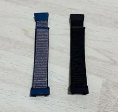 スマートウォッチ　バンド　黒　マジックテープ