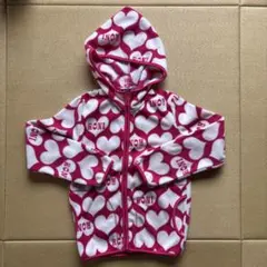 RONI ハート柄 フリースジャケット L