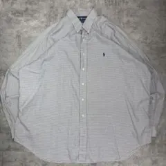 h*t様 90s USA古着　ポロバイラルフローレン　グラフチェックBDシャツ