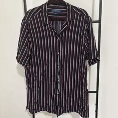 ZARA MAN リラックスフィット ストライプ半袖シャツのサムネイル