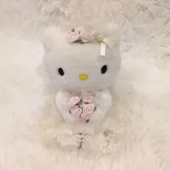 レトロ sanrio ハローキティ キティちゃん ウェディングドール ぬいぐるみ