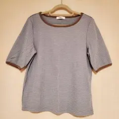 マイクロボーダーリブプルオーバー