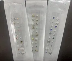 □6 耳ツボジュエリーシール★60粒★