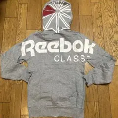 Reebok CLASSIC グレー パーカー
