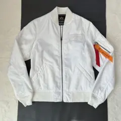 美品✨ アルファインダストリーズ MA-1 フライトJKT 白　希少